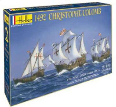 1 75 1492 Christopher Columbus Sailing Ships: Santa Maria Pinta amp; Nina w Paint $123.02