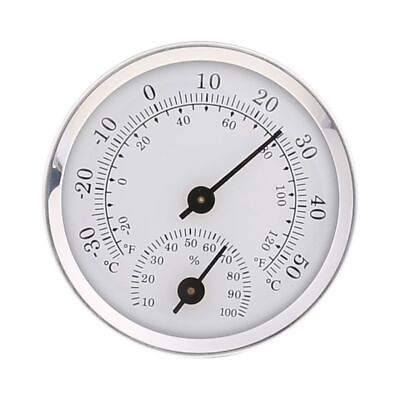 #ad with Aluminum for Portable Hygrometer Wall Mounted Temp Humidi $8.22