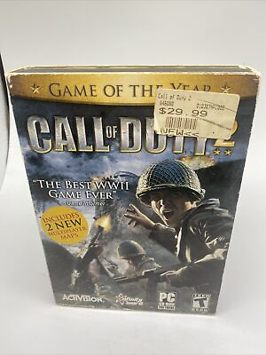 Call Duty 2 Game Of The Year PC Complete With Manual And 6 Discs $5.00