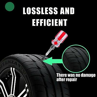 #ad Tire Repair Screw in Rubber Plug Nail Car Tyre Puncture I0 R Off Road Gift $7.29