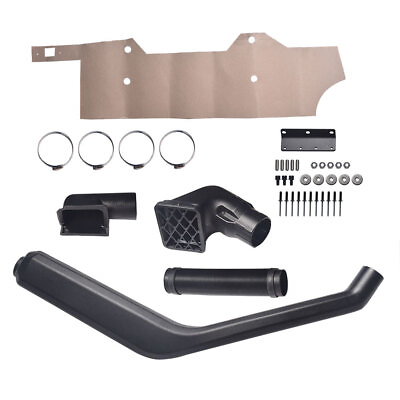 Black Snorkel Kit For Jeep Cherokee XJ 1984 2001 Cold Intake System Rolling Head #ad $71.32