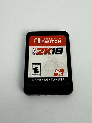 #ad #ad NBA 2K19 Nintendo Switch Game Cartridge Only Mint Condition Free Shipping $10.00