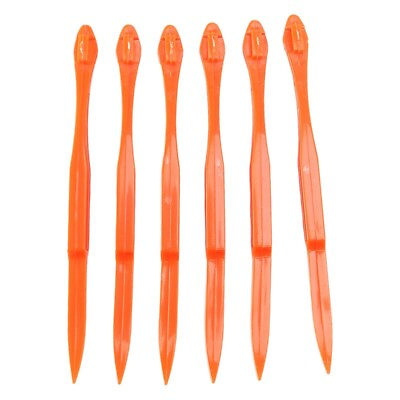 #ad 6PCS Easy Orange Citrus Peeler in Bright Orange Color Kitchen Tool O2I22236 $6.00