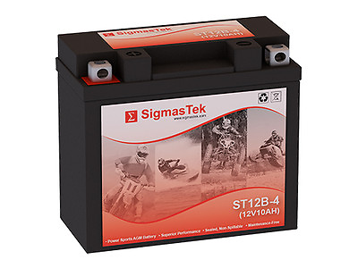 #ad Powersports SigmasTek Replacement Battery Power Max GT12B 4 Battery $31.99