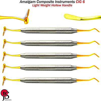 Dental Amalgam Composite Filling Instruments CIG6 Restoration Light Weight 5PCS $31.01