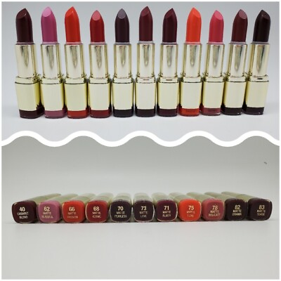 #ad MILANI Color Statement Lipstick U Choose Mauve Nude Red Cherry Brown Wine Coral $14.95