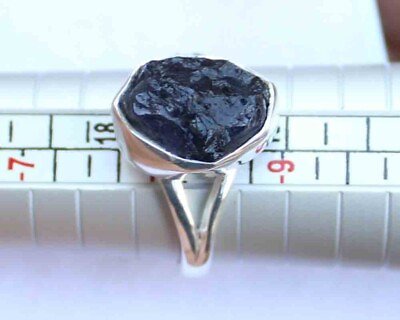 #ad Blue Iolite Gemstone 925 sterling Silver Jewelry Handmade Ring Size US 8 $25.99