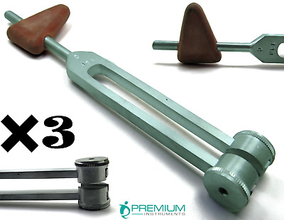 #ad 3× New Taylor Hammer amp; Tuning Fork 128 Medical Reflex Orthopedic Instruments $21.62