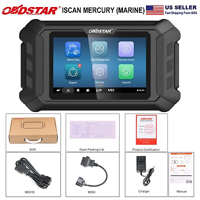 OBDSTAR ISCAN Mercury Marine Intelligent Marine Diagnostic Scanner For All G3 $348.99