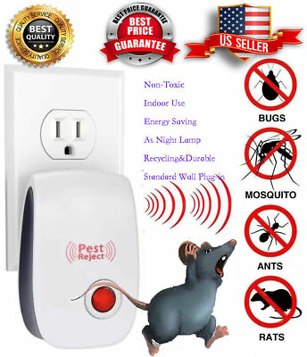 #ad Pest Reject Pro Ultrasonic Repeller Home Bed Bug Mites Spider Defender Roaches $4.98