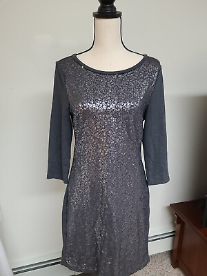 #ad #ad Old Navy Women Gray Casual Dress Sequins Sz Small $12.00