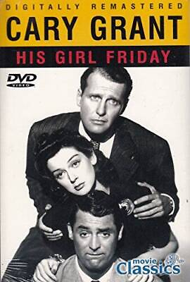 #ad His Girl Friday DVD By Cary GrantRosalind RussellRalph Bellamy VERY GOOD $14.98