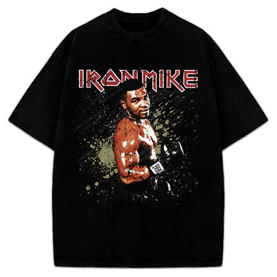 #ad Iron Mike Tyson Old School Vintage Rock Band Retro Style Custom Graphic T Shirt $23.95