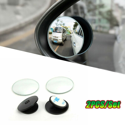 Car Blind Spot Convex Mirror 360° Adjustable Rear View Parking Mirror HD 2 Side $4.29
