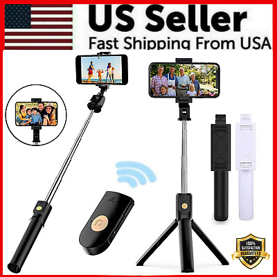 #ad Selfie Stick Tripod Remote Desktop Stand Cell Phone Holder For iPhone Samsung US $8.69