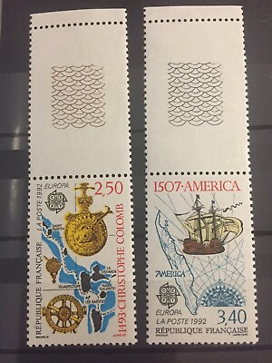 Stamps X2 Christopher Columbus America $1.61