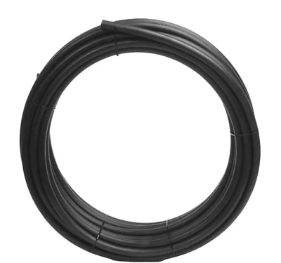 Advanced Drainage Systems Poly Pipe 1quot;x300#x27; Flexible Durable Portable Black $510.25