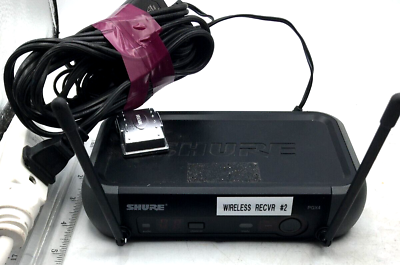 #ad Shure Wireless Receiver 524 542MHz With AC Adapter PGX4 Working $70.00