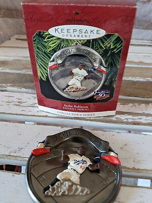 Hallmark Keepsake Jackie Robinson Baseball Heroes Collector’s Series Ornament $6.97