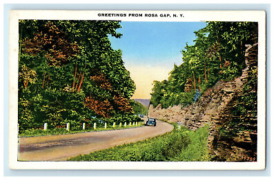 #ad 1927 Greetings from Rosa Gap New York NY Antique Unposted Postcard $9.98