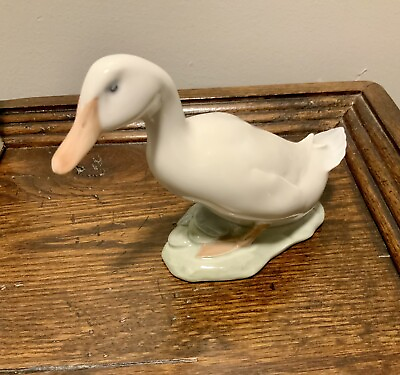 #ad Sweet Vintage White Porcelain Duck Figurine #1192 — Royal Copenhagen Denmarkm $34.99
