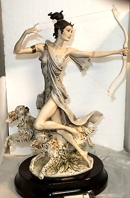 #ad RARE Giuseppe Armani Diana 1932C Limit Ed Sculpture Italy COA Box amp; Signed x2 $4700.00