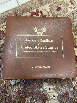 #ad Golden Replicas of United States Stamps 22k $114.74