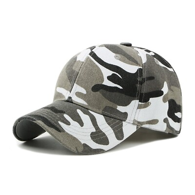 #ad White Green Snow Camo Baseball Cap Tactical Army Military Camouflage Mens $11.99