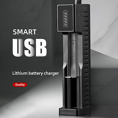Battery Charger High Efficiency Multifunctional 1 Slot Li ion Battery Smart $9.06