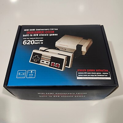 MINI GAME Anniversary Edition ENTERTAINMENT SYSTEM built in 620 Classic Games $16.99