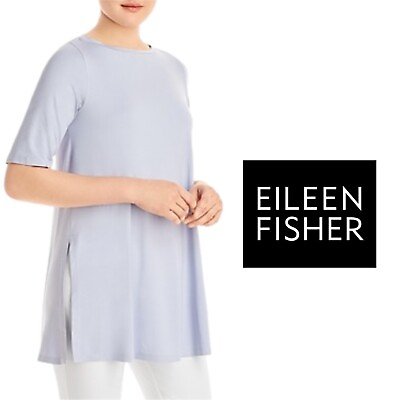 NEW Eileen Fisher Organic Round Neck Tunic Size Medium $99.00