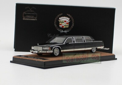 #ad 1 64 XG Cadillac Fleetwood Sedan Limousine Classic Model Diecast Metal Car Black $41.39