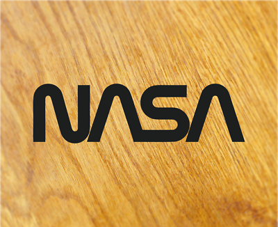 #ad NASA Aufkleber Sticker Weltall Raumfahrt Space Shuttle Mond Moon Schriftzug Logo EUR 3.48