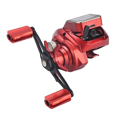 #ad Fishing Reel Baitcasting Reel Aluminum Alloy Fishing Tackle Rechargeable Battery $55.44