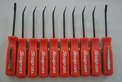 #ad snap on tools promotional mini pocket clip flat pry bar red handle small 10 PCS $39.99