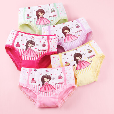 Briefs Girls#x27; Knickers 5 Pack Girls Underwear Briefs Girls Cotton 2 12 Years #ad $13.29