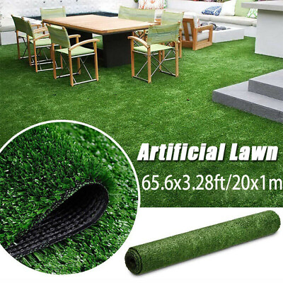 65X3.3FT Synthetic Landscape Fake Grass Mat Artificial Pet Turf Lawn Garden Yard $95.17