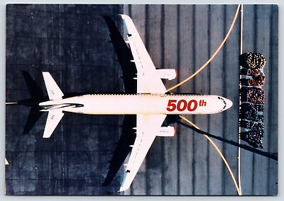 #ad Airbus Industrie Aircraft A320 Vintage Postcard Continental $4.75