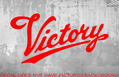 Victory Motorcycle Vinyl Decal Sticker $19.99