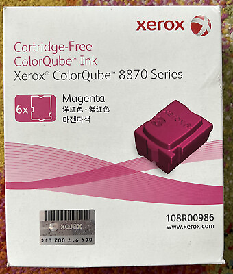 #ad #ad Fuji Xerox 108R00986 MAGENTA Cartridge Free ColorQube 8870 4x Sticks Only AU $15.00