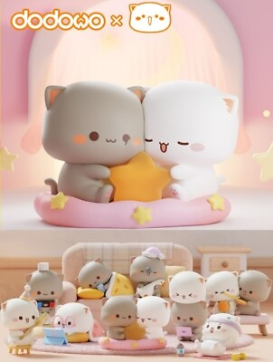 #ad Season4 MITAO CAT Peach Goma LuckyCat Couples Figure Toy Birthday Christmas Gift $145.99