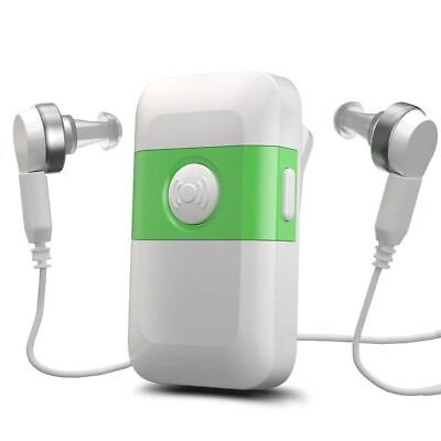 #ad Portable Hearing Aids Sound Voice Amplifier In Ear Hearing Enhancer Pocket White $30.99