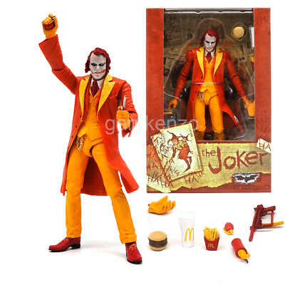 #ad NECA DC Comics Orange McDonald#x27;s Joker Dark Knight 7#x27;#x27; Action Figure Toy Boxed $25.99