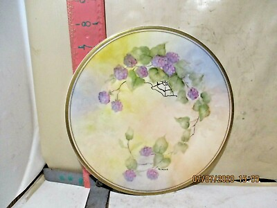 ROYAL DOULTON GOLD CONCORD PLATE NUMBERED H 5049 HAND DECORATED SIGNED NIMMO $5.99