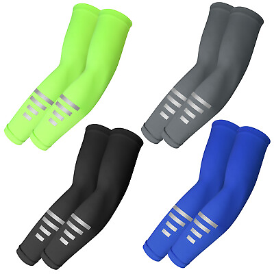 #ad Cooling Arm Sleeves Cycling Running Sports UV Protection Outdoor for Men Women $8.99