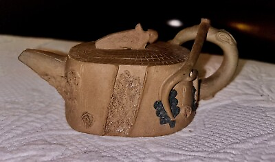 #ad Vintage Rare NEW Chinese Yixing Zisha Clay Teapot Has Stamped Marked Rare $119.50
