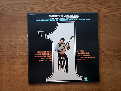 #ad 1971 MINT EXC Sonny James ? #1 The Biggest Hits In Country Music 629 LP33 $6.79