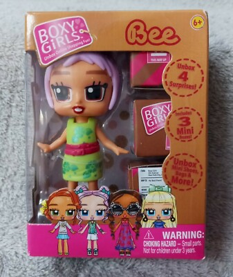 Body Girls Bee Figure With 3 Fashion Surprise Boxes Shoes Purse And More 33D $3.99