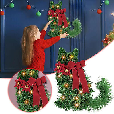 #ad Christmas Wreath with LED light $39.49