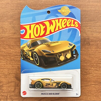 Hot Wheels Muscle And Blown Special Edition Gold Hot Wheels Rare HEB Exclusive $6.99